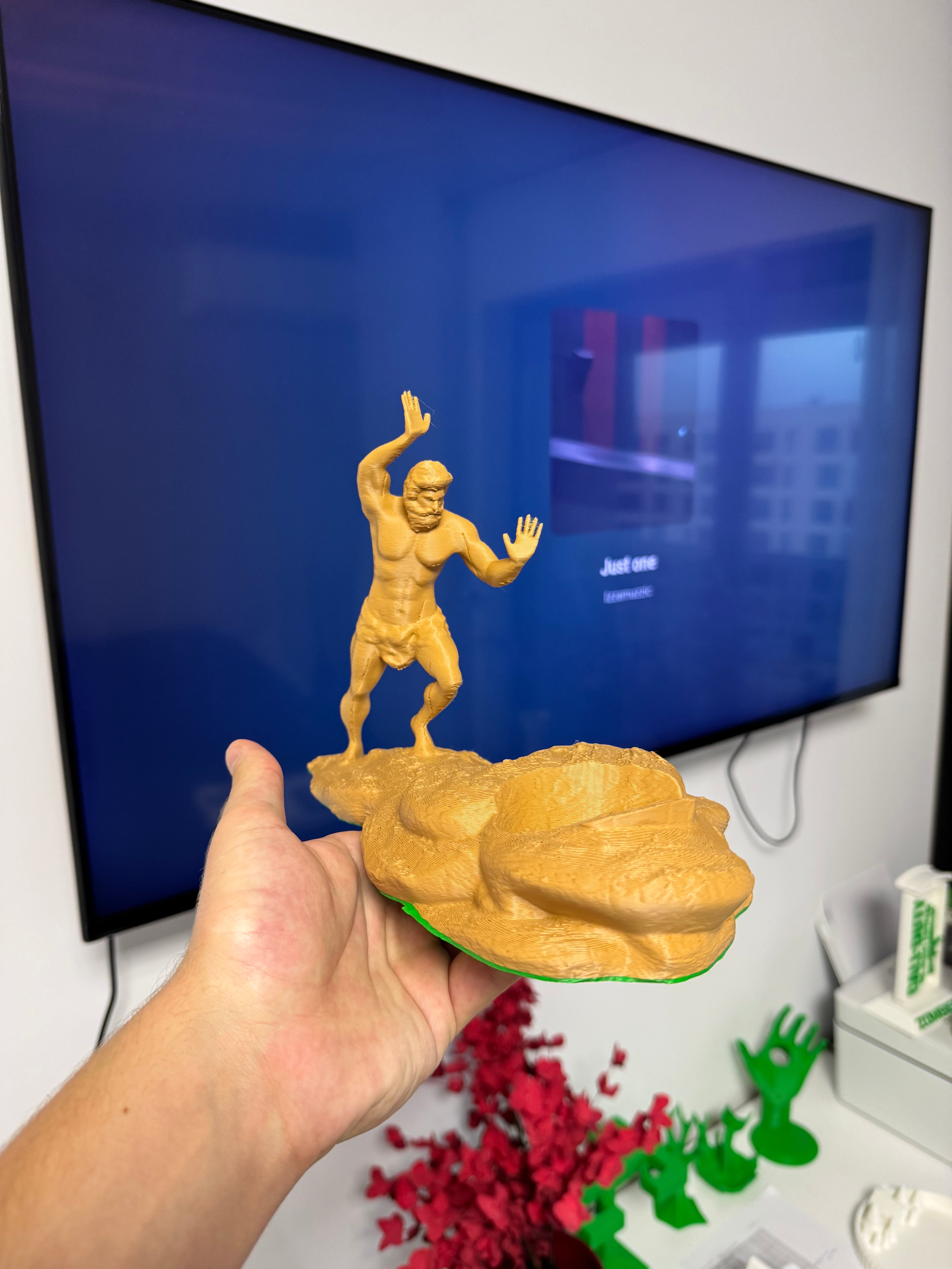 Greek God Wine Bottle Holder