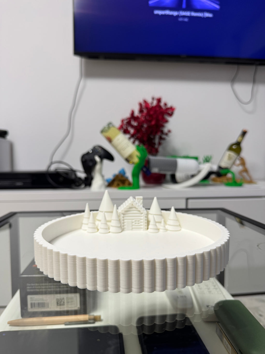 Christmas Village Display Tray