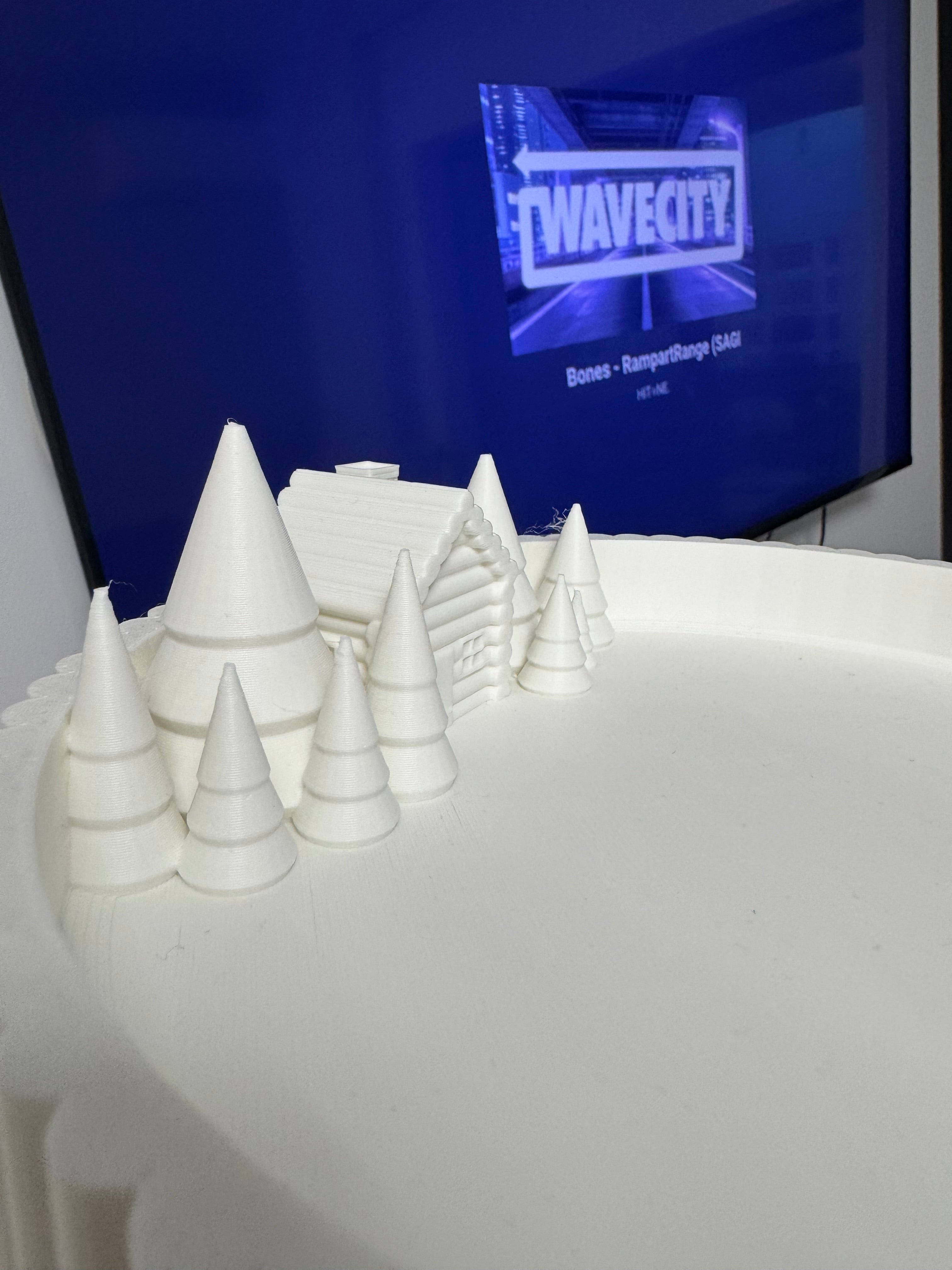 Christmas Village Display Tray