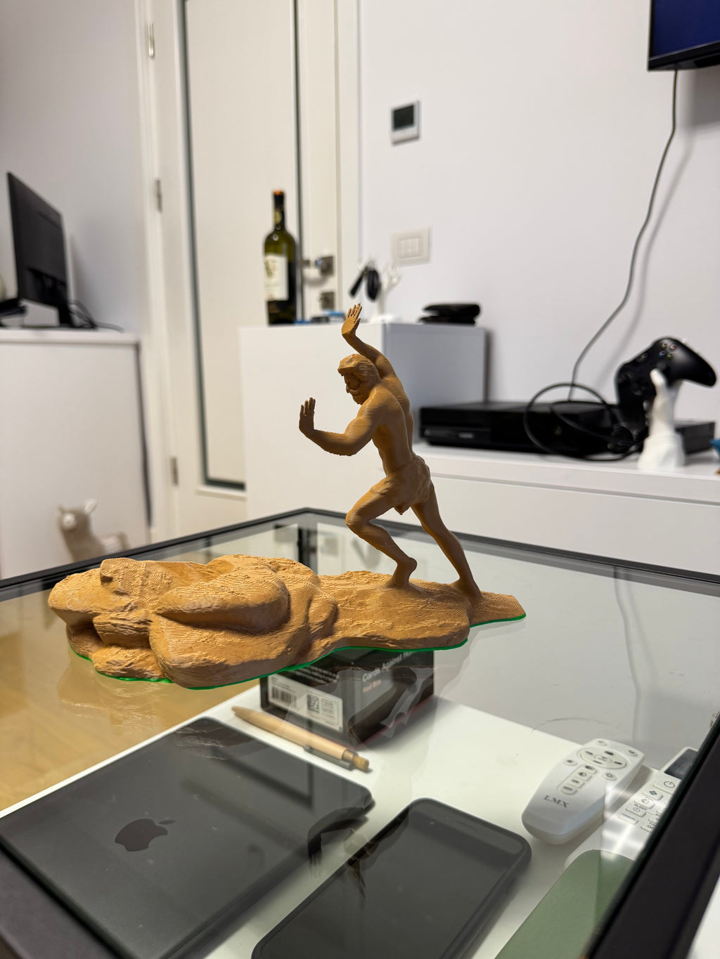 Greek God Wine Bottle Holder