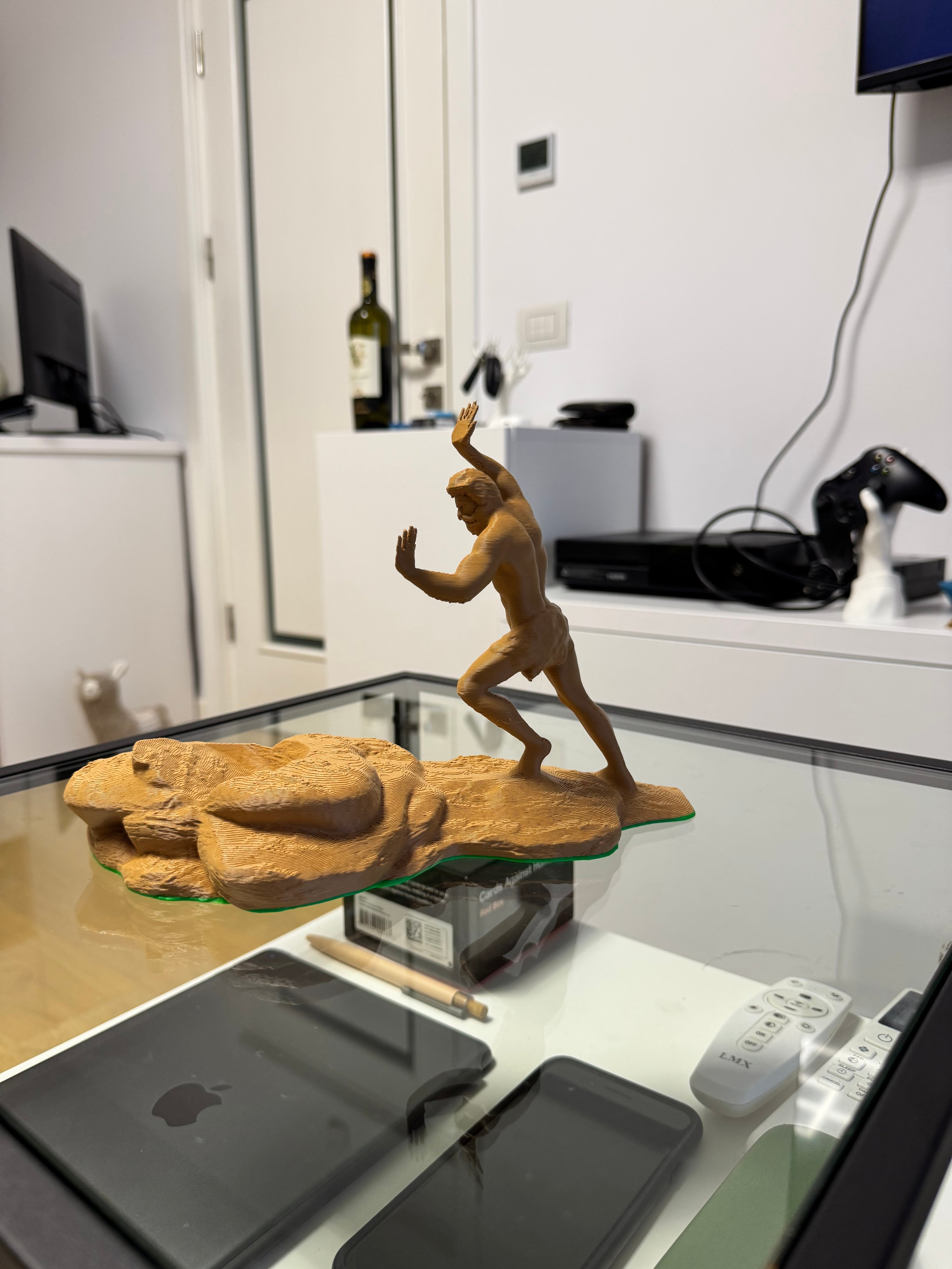 Greek God Wine Bottle Holder