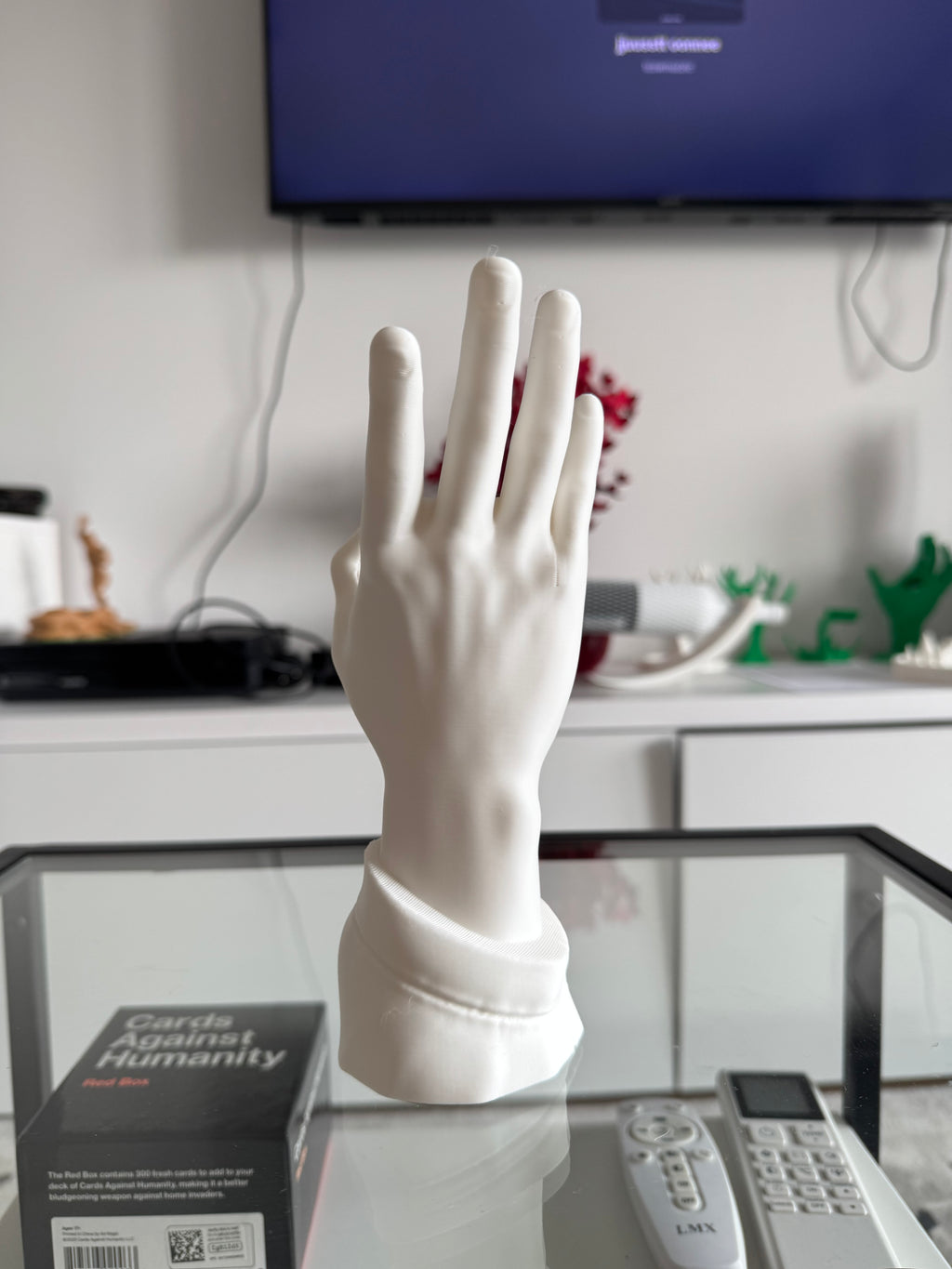 Hand-Shaped Controller Stand