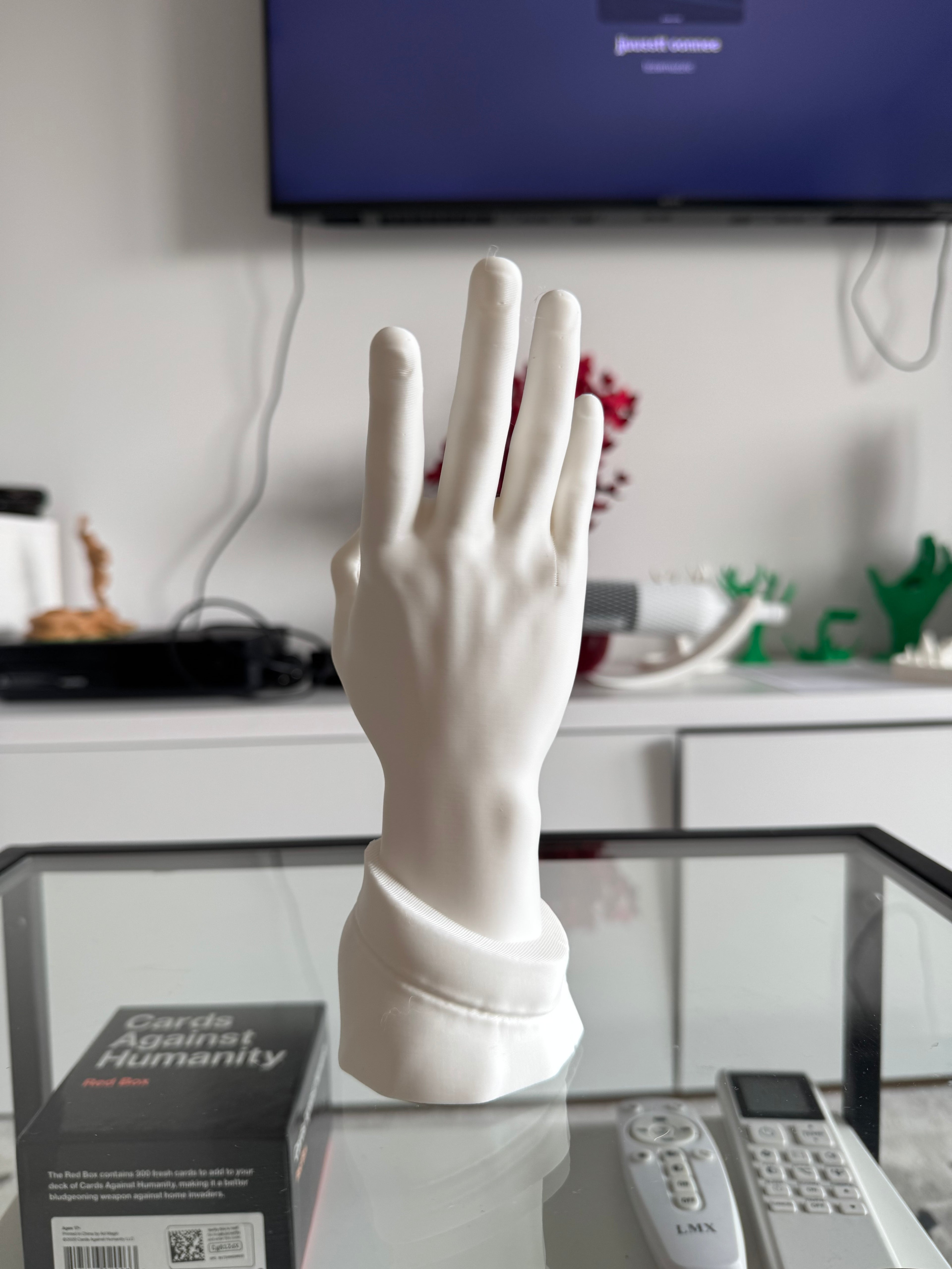 Hand-Shaped Controller Stand