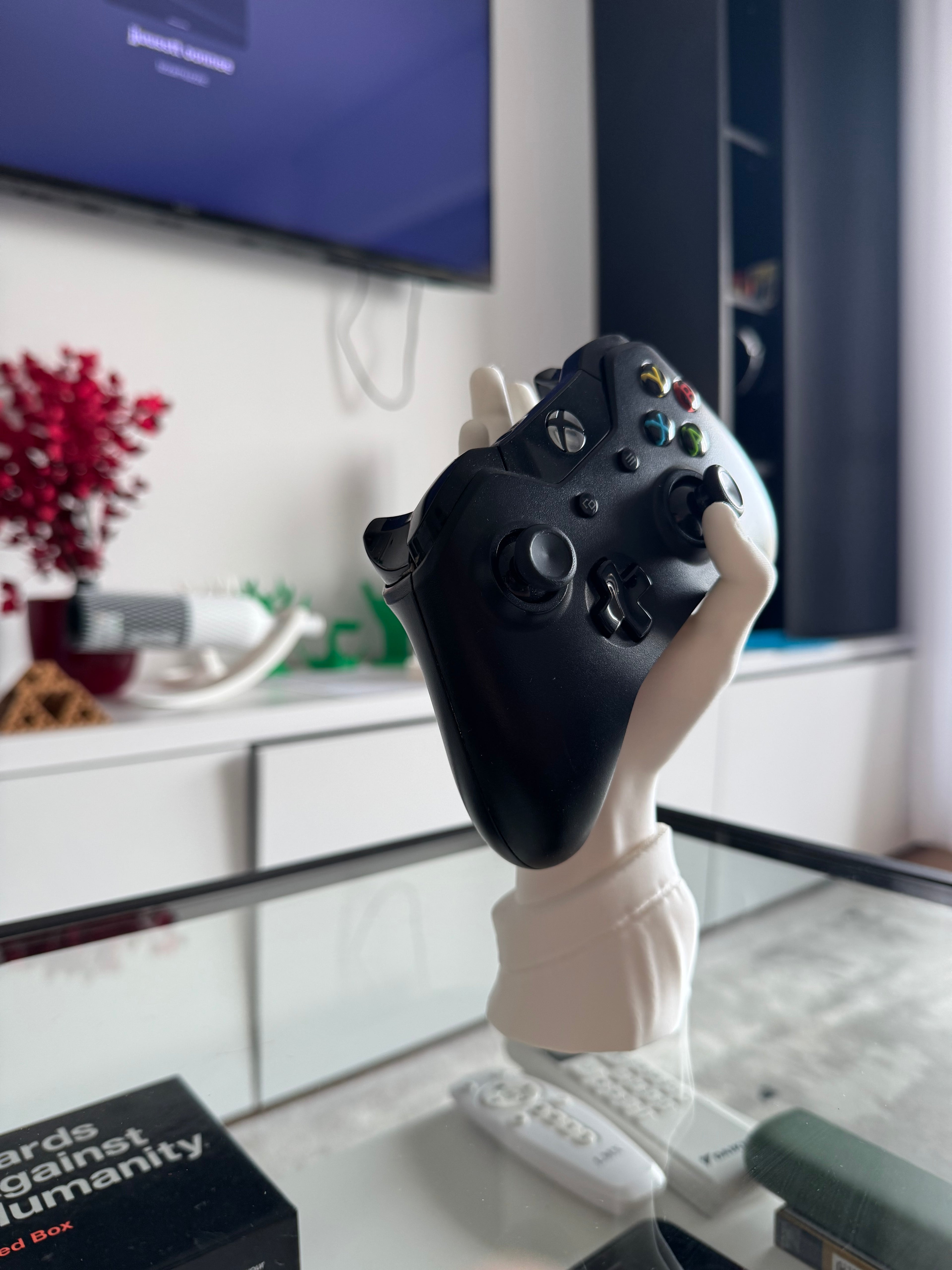 Hand-Shaped Controller Stand