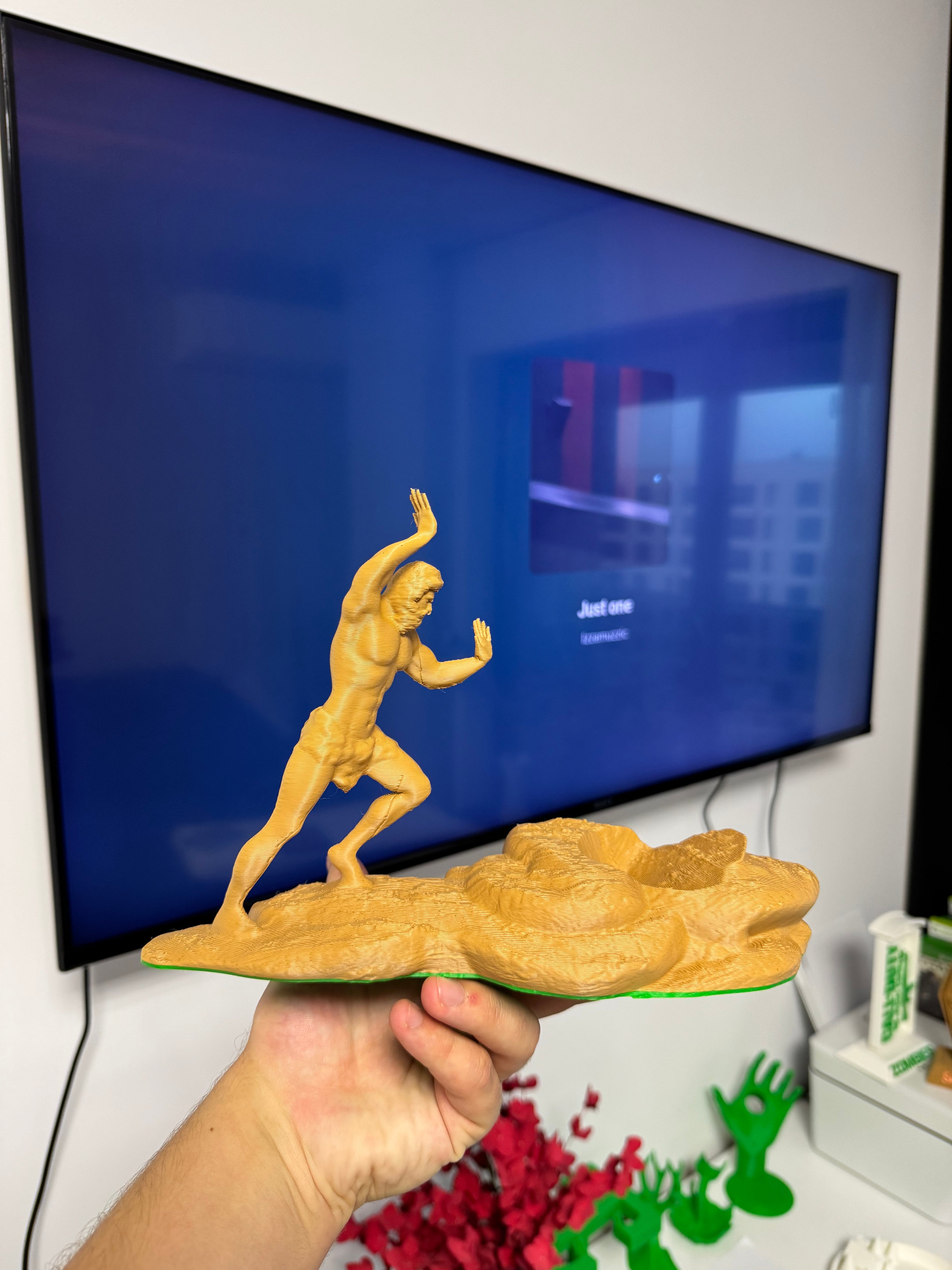 Greek God Wine Bottle Holder