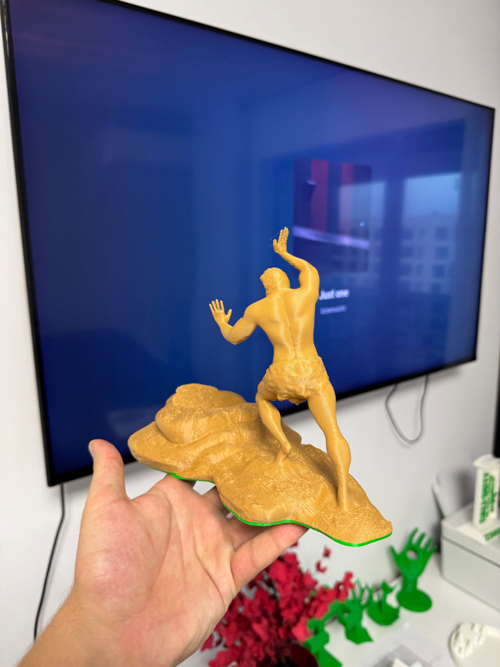 Greek God Wine Bottle Holder