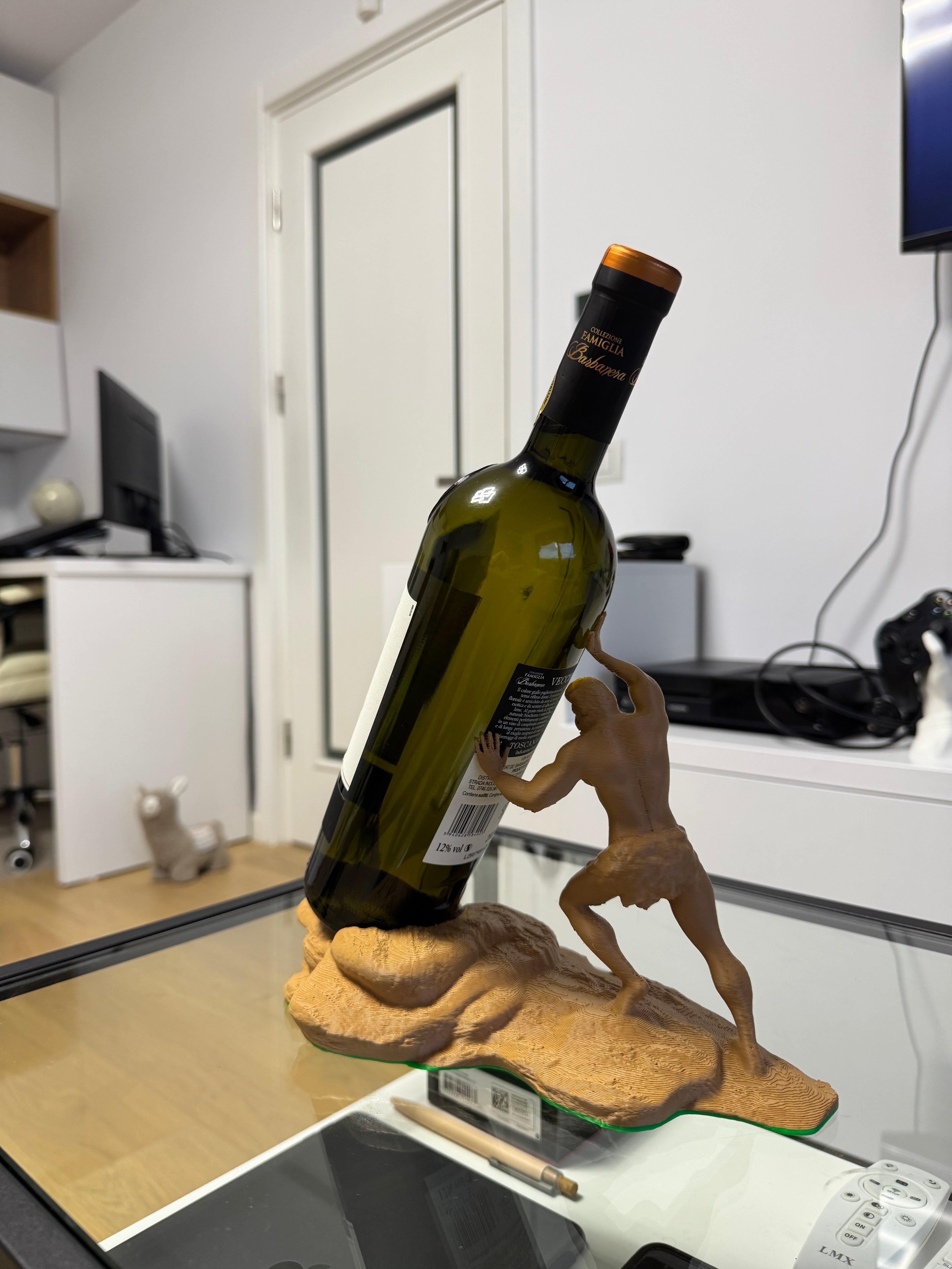 Greek God Wine Bottle Holder