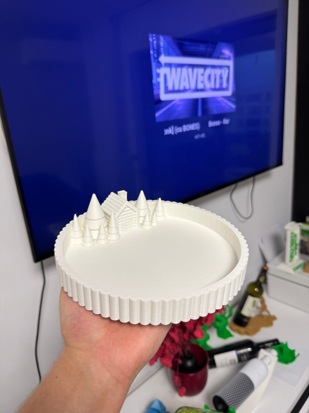 Christmas Village Display Tray