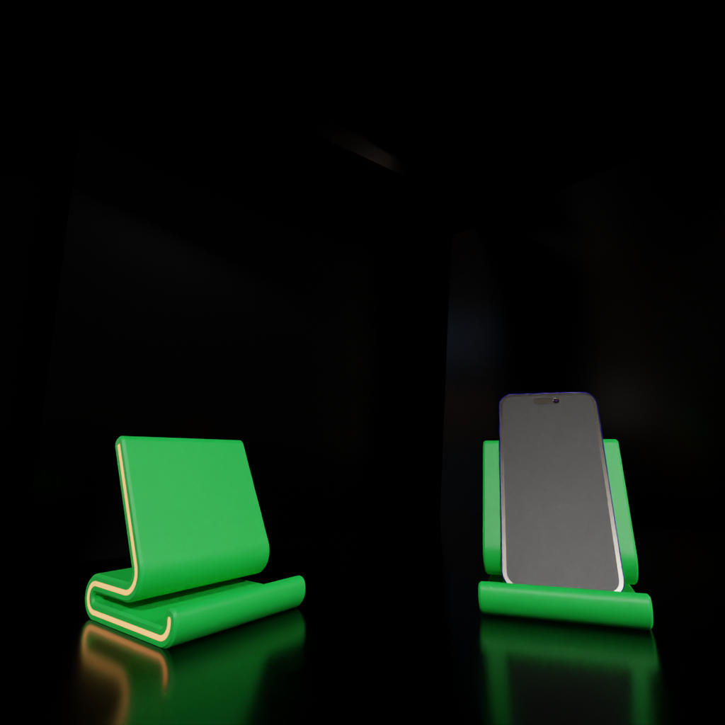 Modern Curve Phone Stand