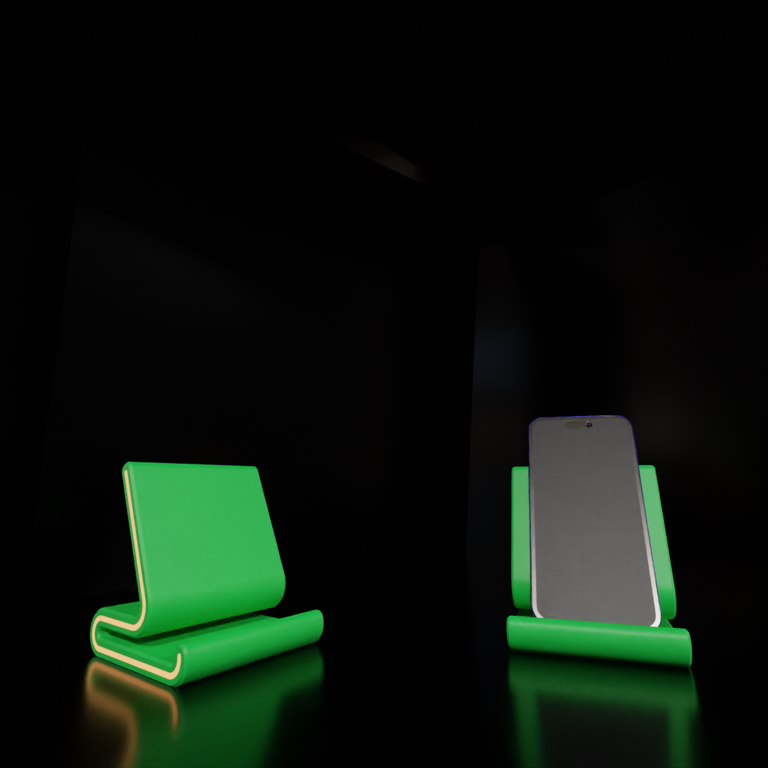 Modern Curve Phone Stand