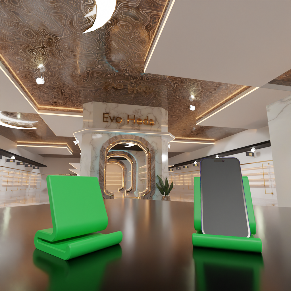 Modern Curve Phone Stand