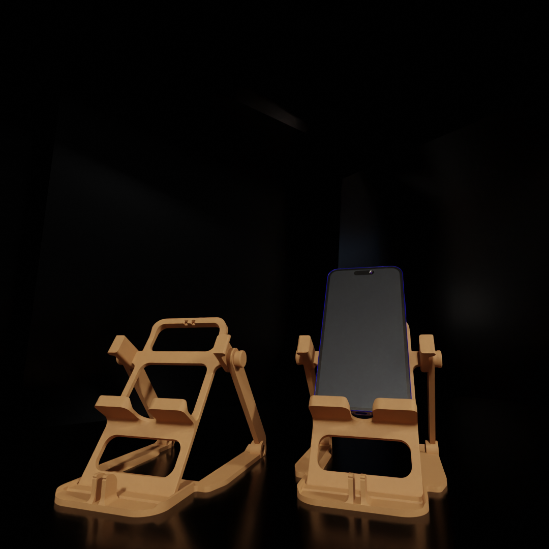 Foldable Phone Stand with Adjustable Support