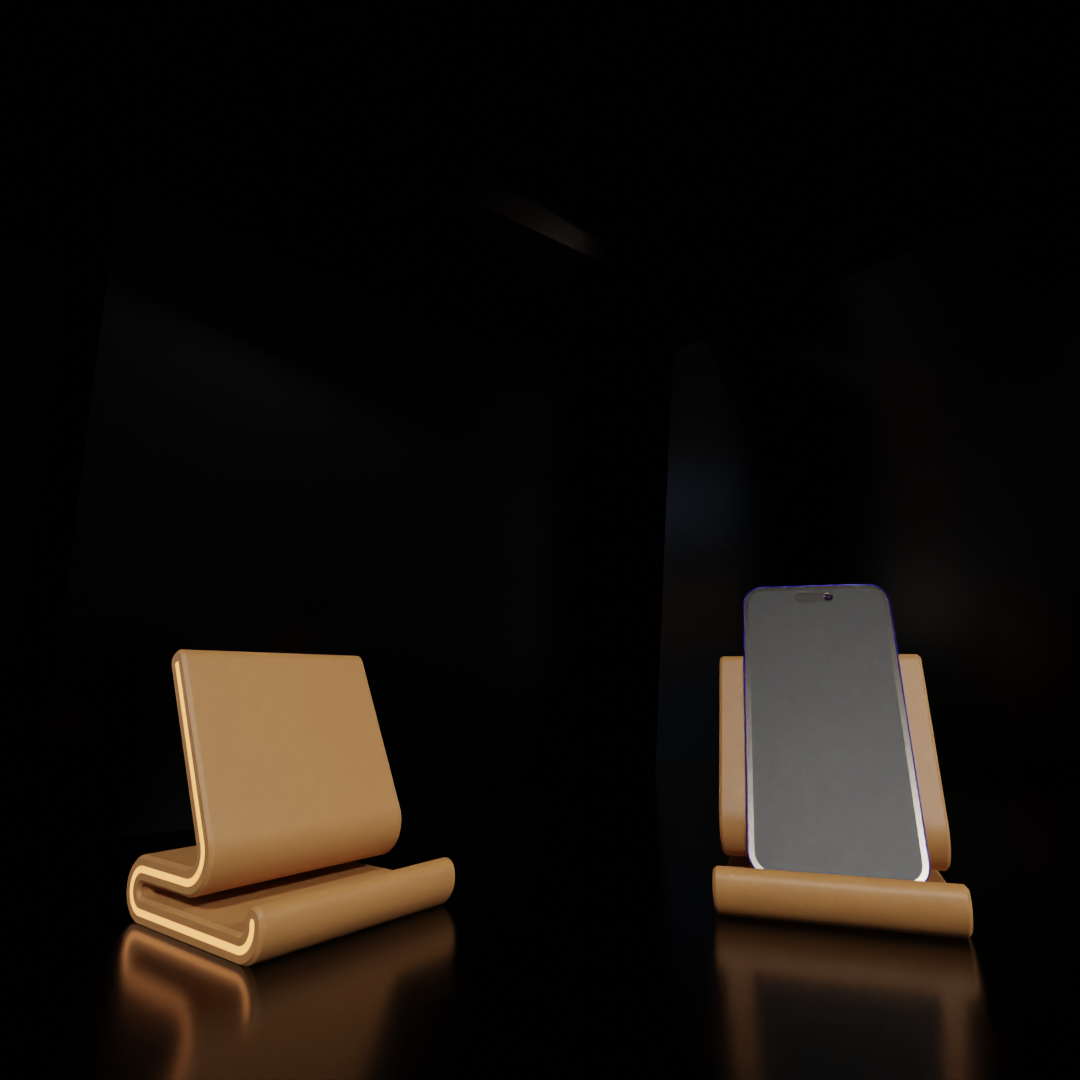 Modern Curve Phone Stand