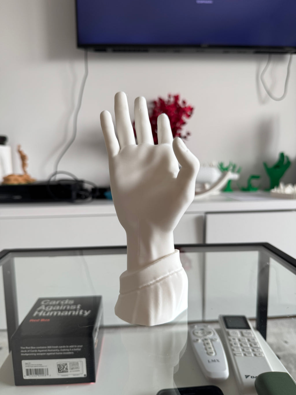 Hand-Shaped Controller Stand