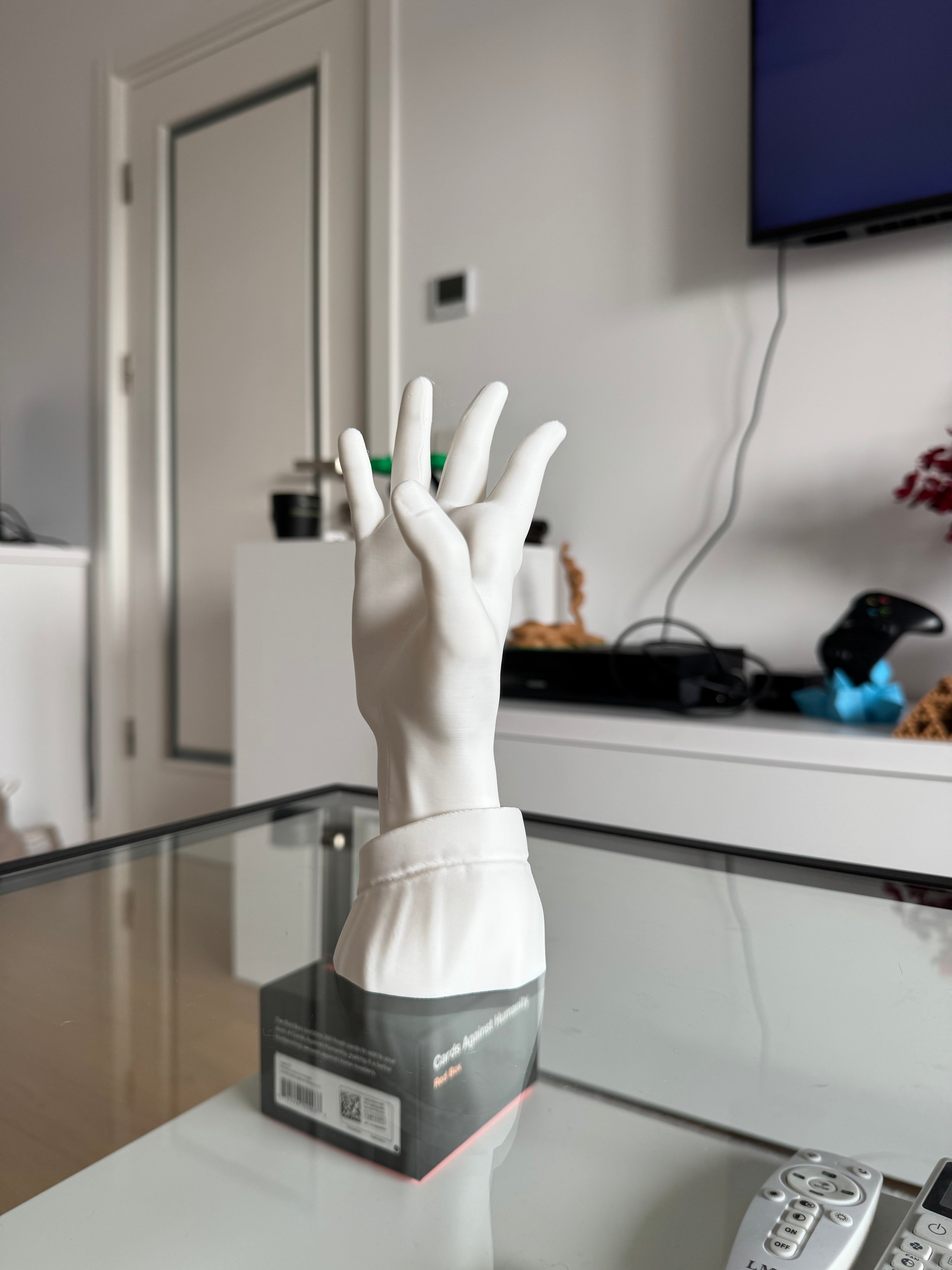 Hand-Shaped Controller Stand