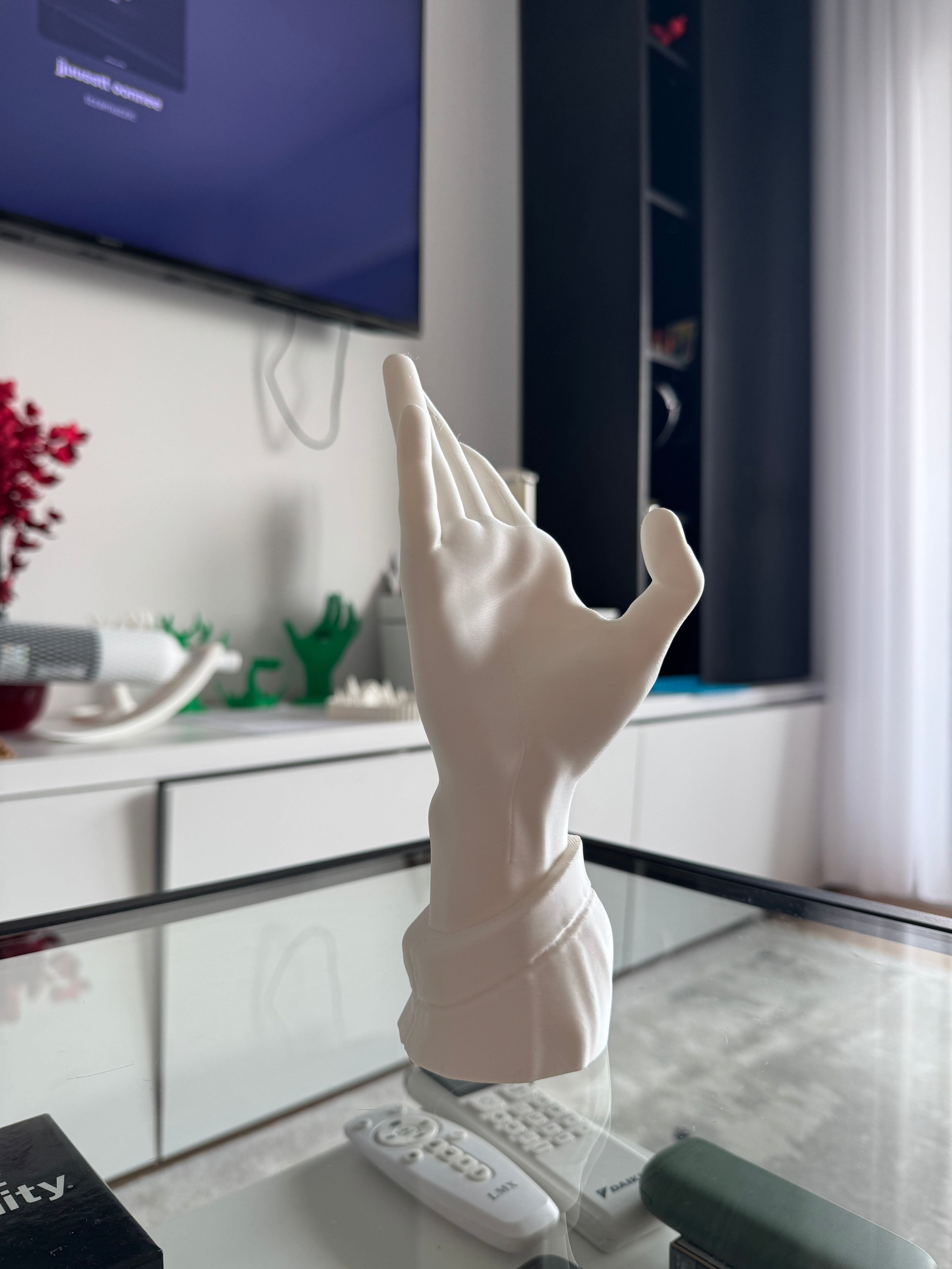 Hand-Shaped Controller Stand