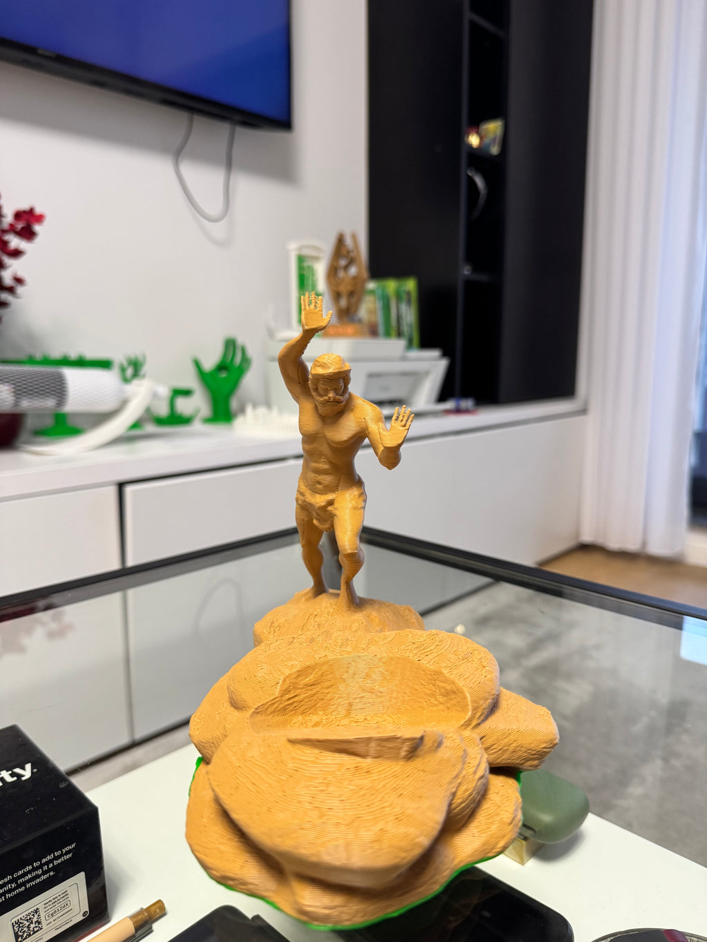 Greek God Wine Bottle Holder