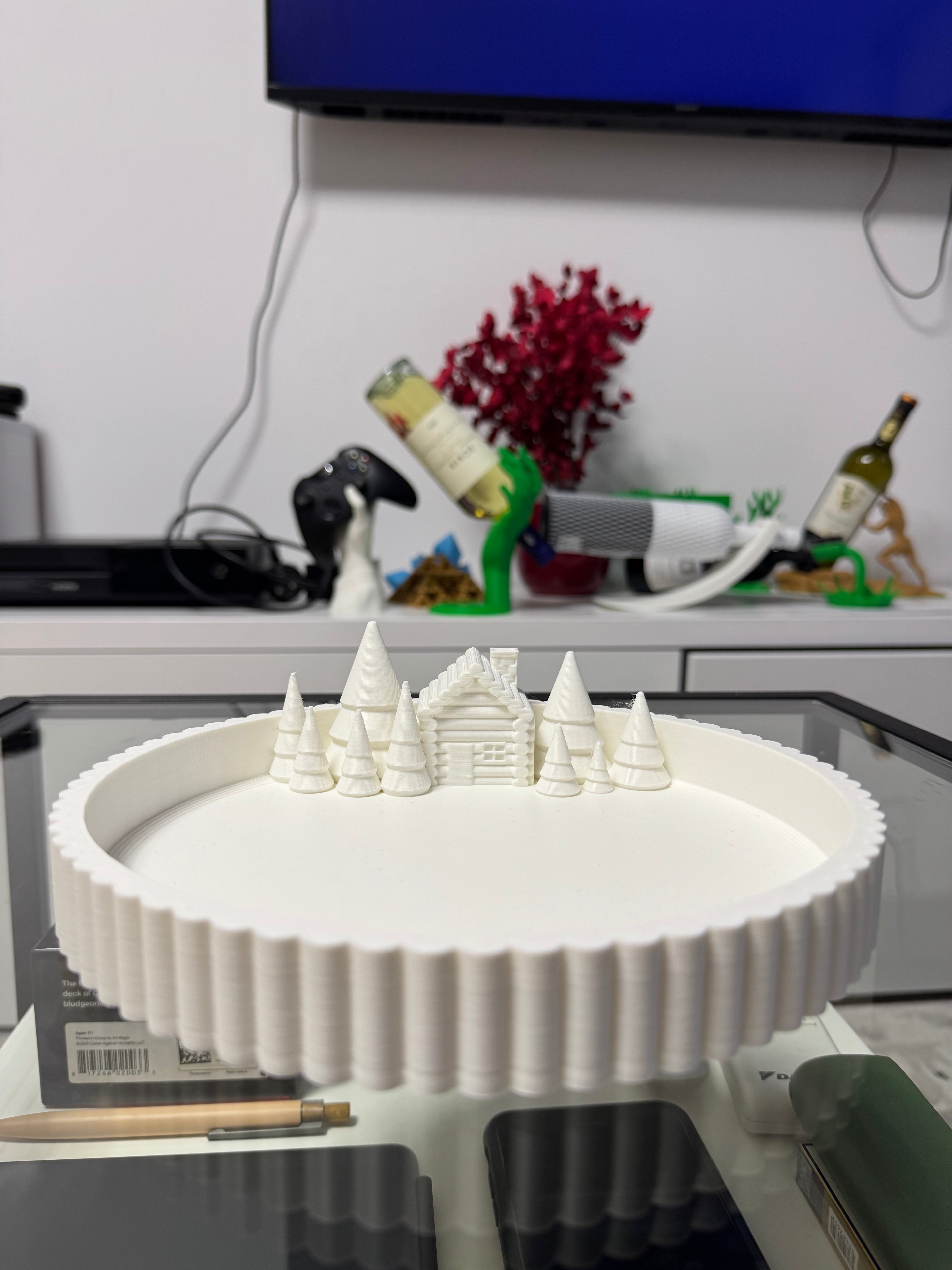 Christmas Village Display Tray