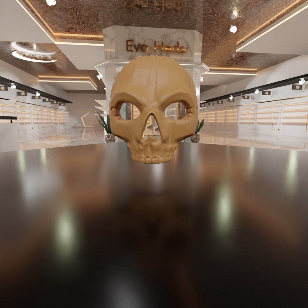 Ghost COD Game Character Mask