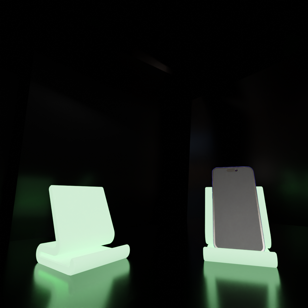 Modern Curve Phone Stand