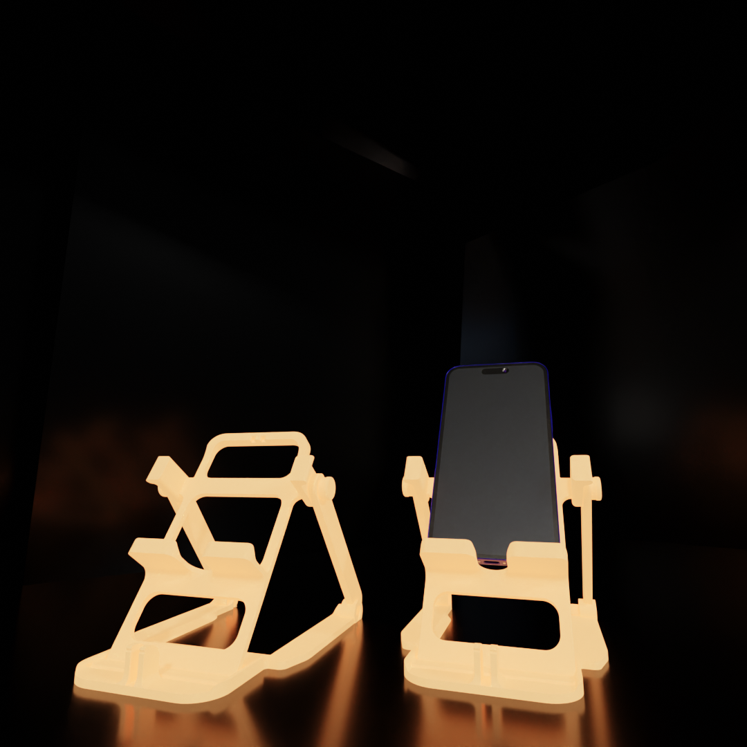 Foldable Phone Stand with Adjustable Support