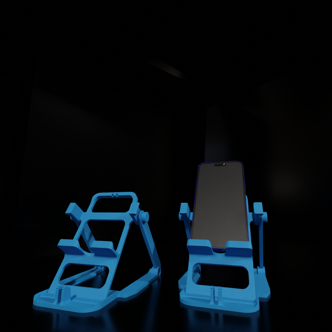 Foldable Phone Stand with Adjustable Support