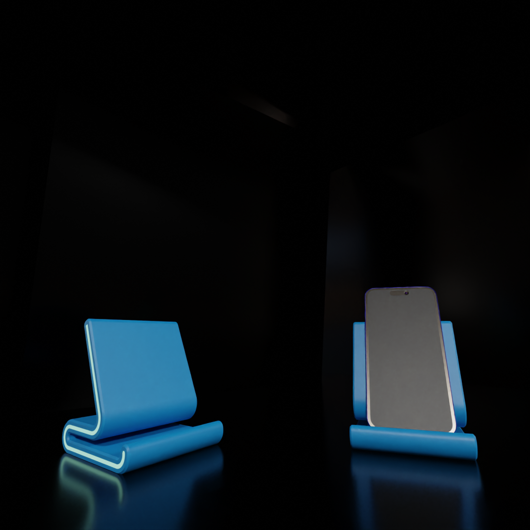 Modern Curve Phone Stand