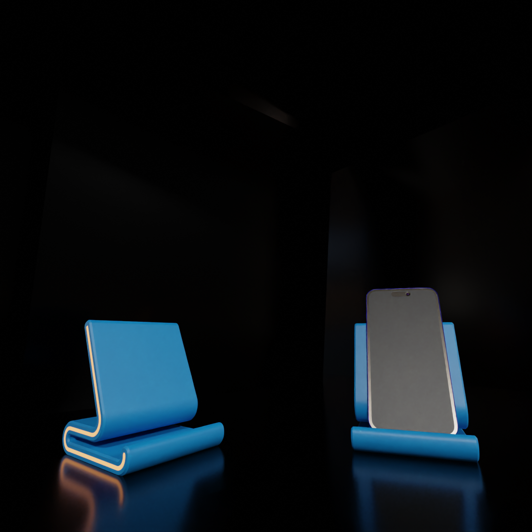 Modern Curve Phone Stand