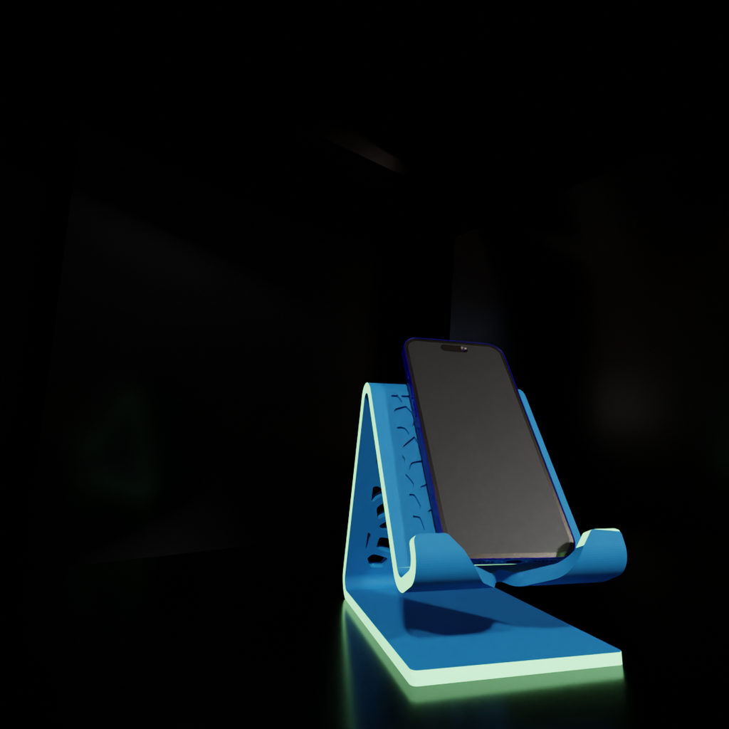 Mobile Phone Stand with Charging Cable Slot