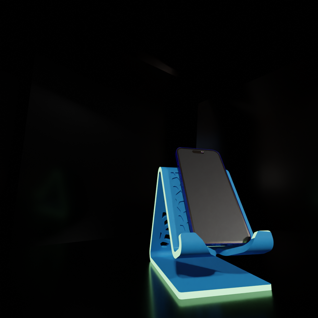 Mobile Phone Stand with Charging Cable Slot