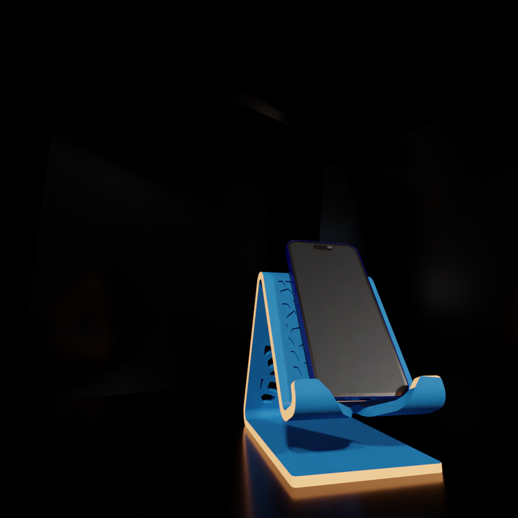 Mobile Phone Stand with Charging Cable Slot