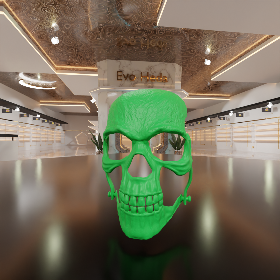 Movable Jaw Skull Mask