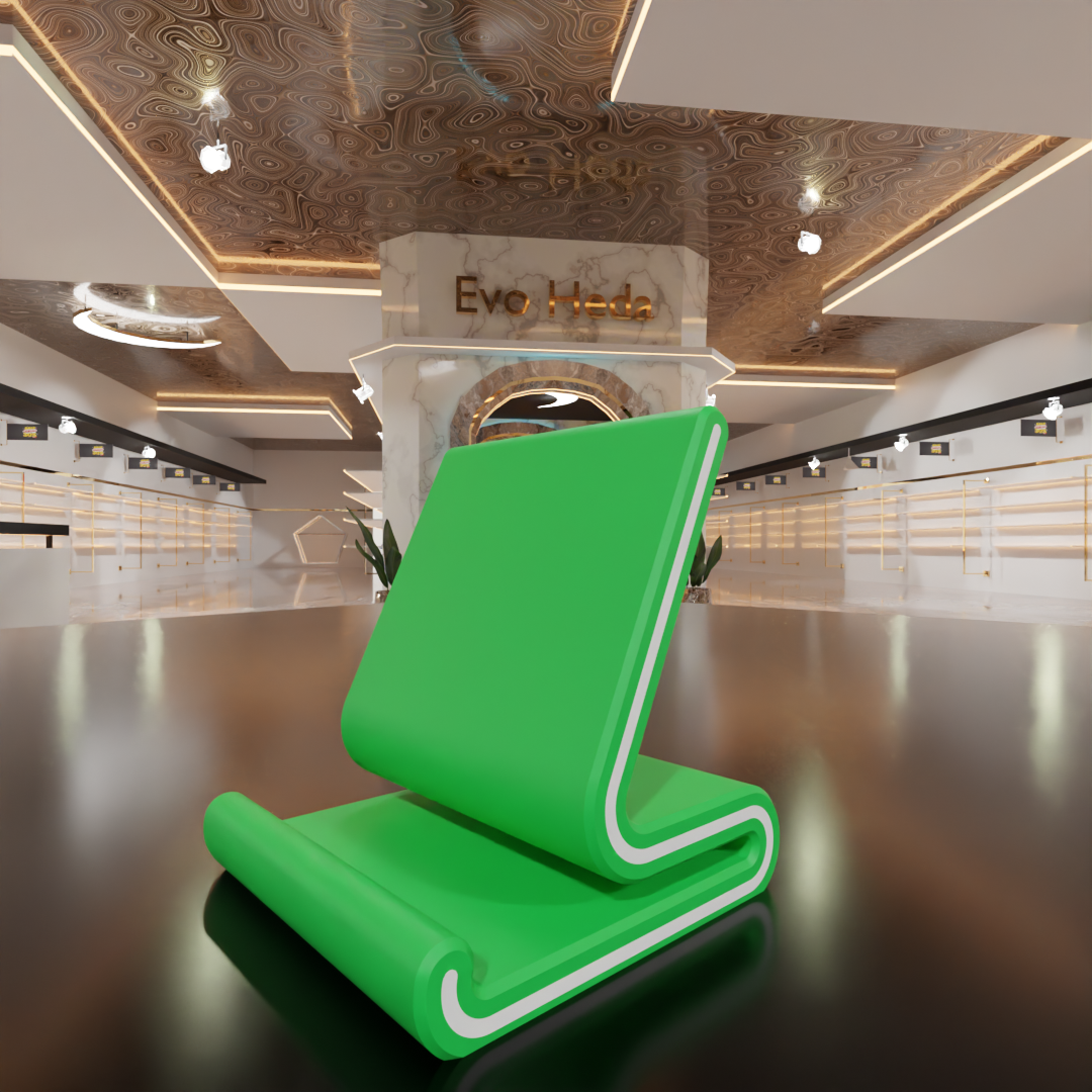 Modern Curve Phone Stand