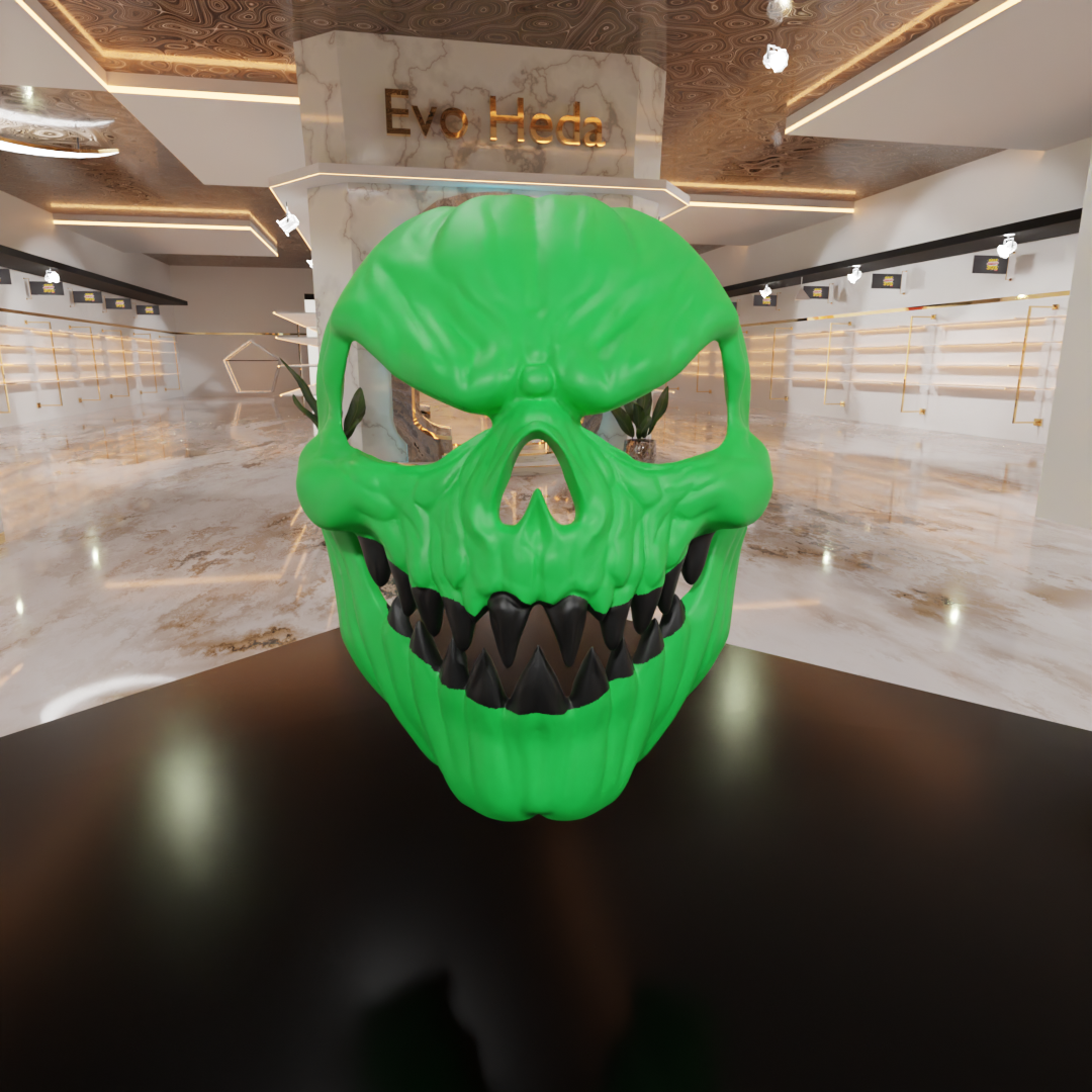 Evil Pumpkin Mask