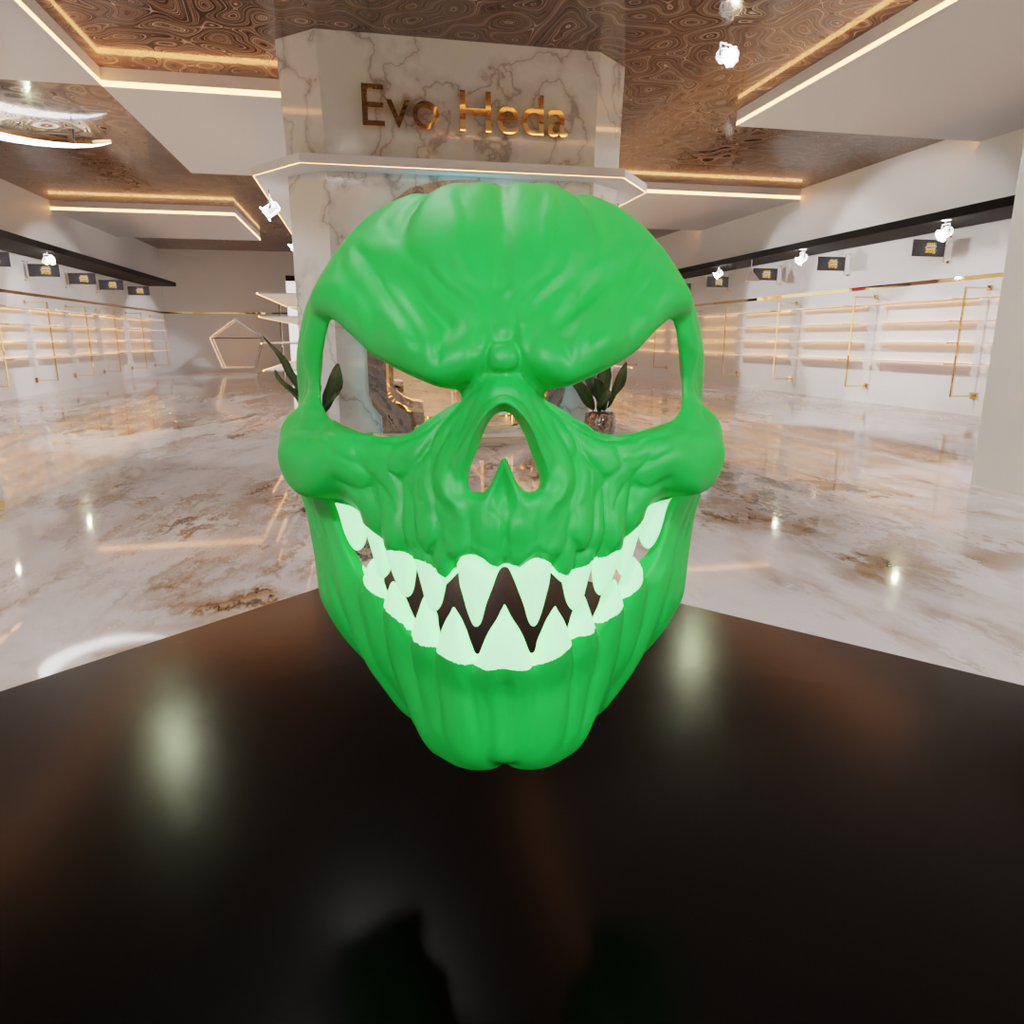 Evil Pumpkin Mask