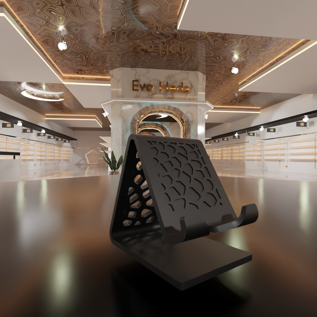 Mobile Phone Stand with Charging Cable Slot