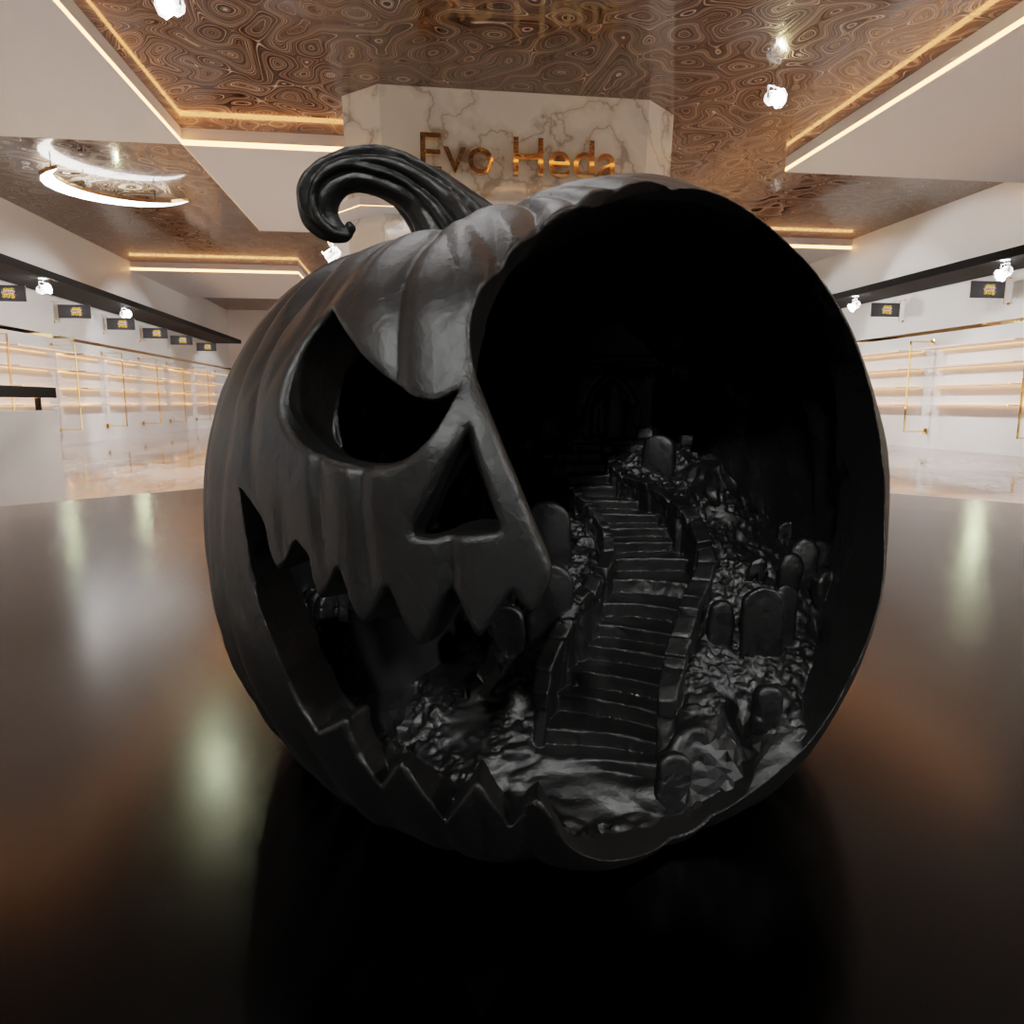 Pumpkin Scene - House