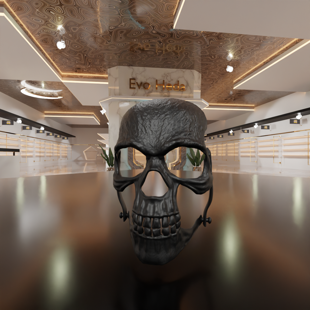 Movable Jaw Skull Mask