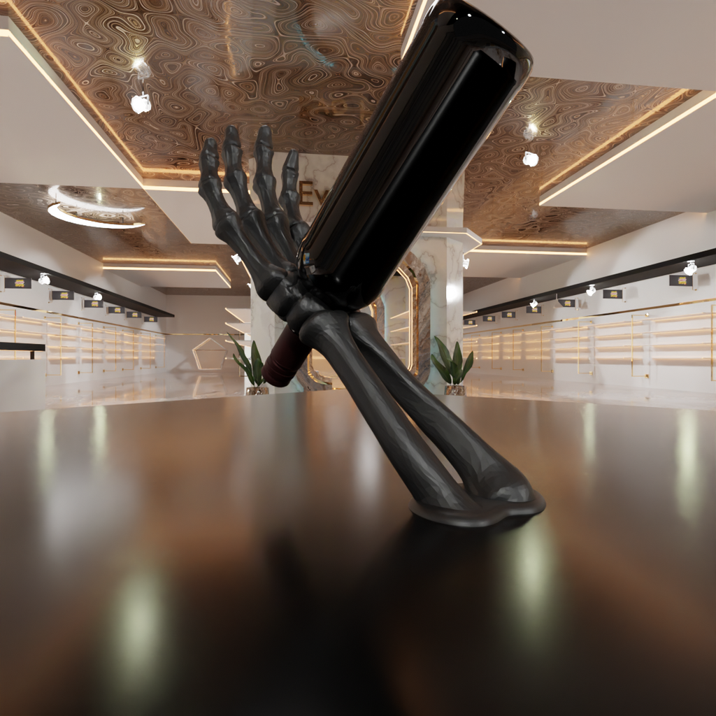 Skeleton Wine Bottle Holder