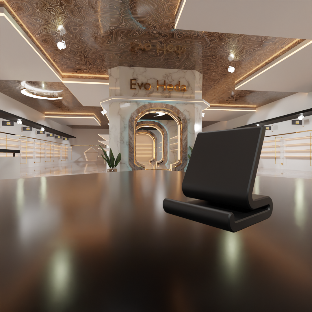 Modern Curve Phone Stand