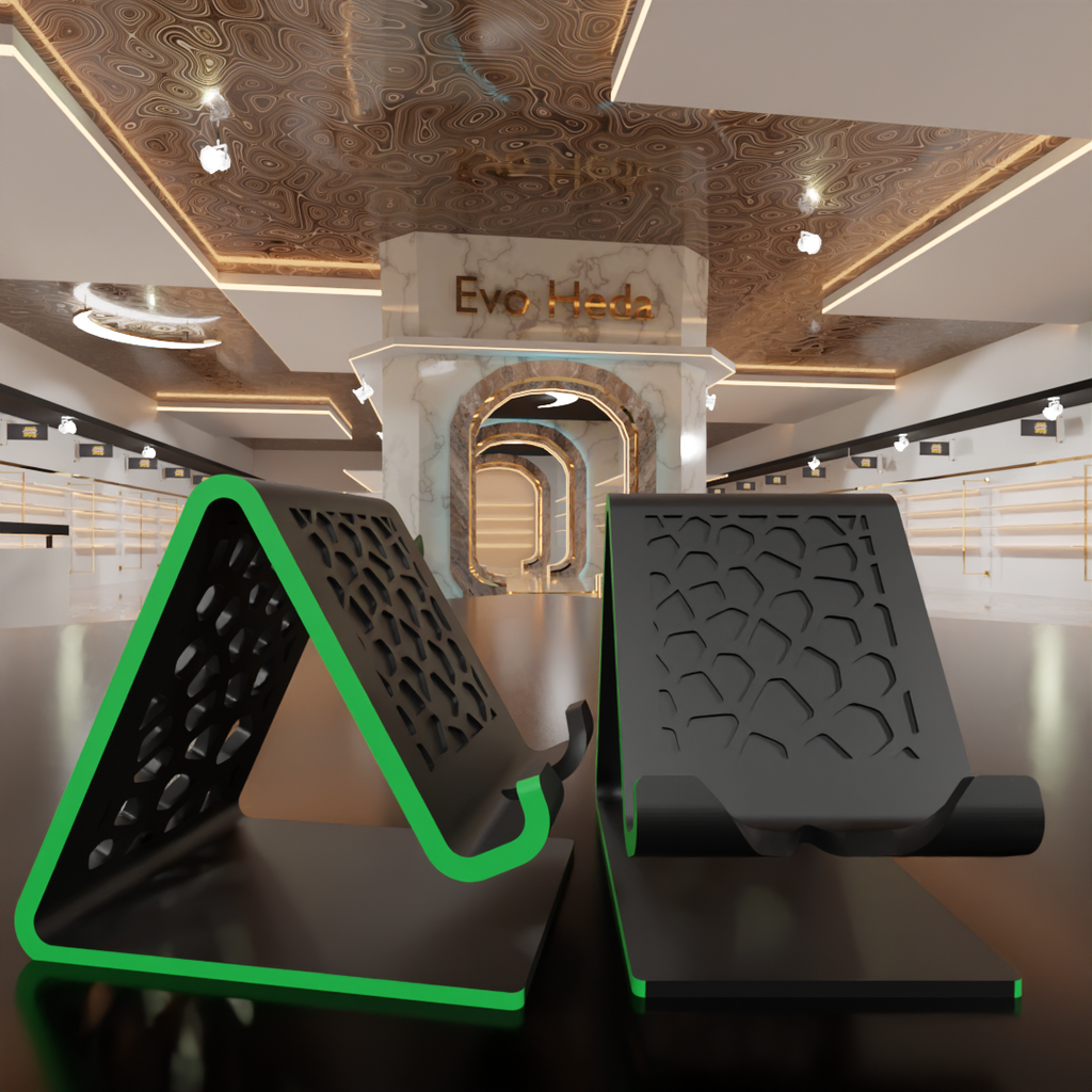 Mobile Phone Stand with Charging Cable Slot