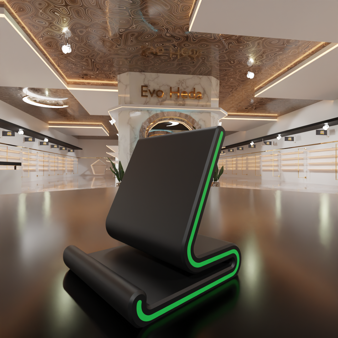 Modern Curve Phone Stand