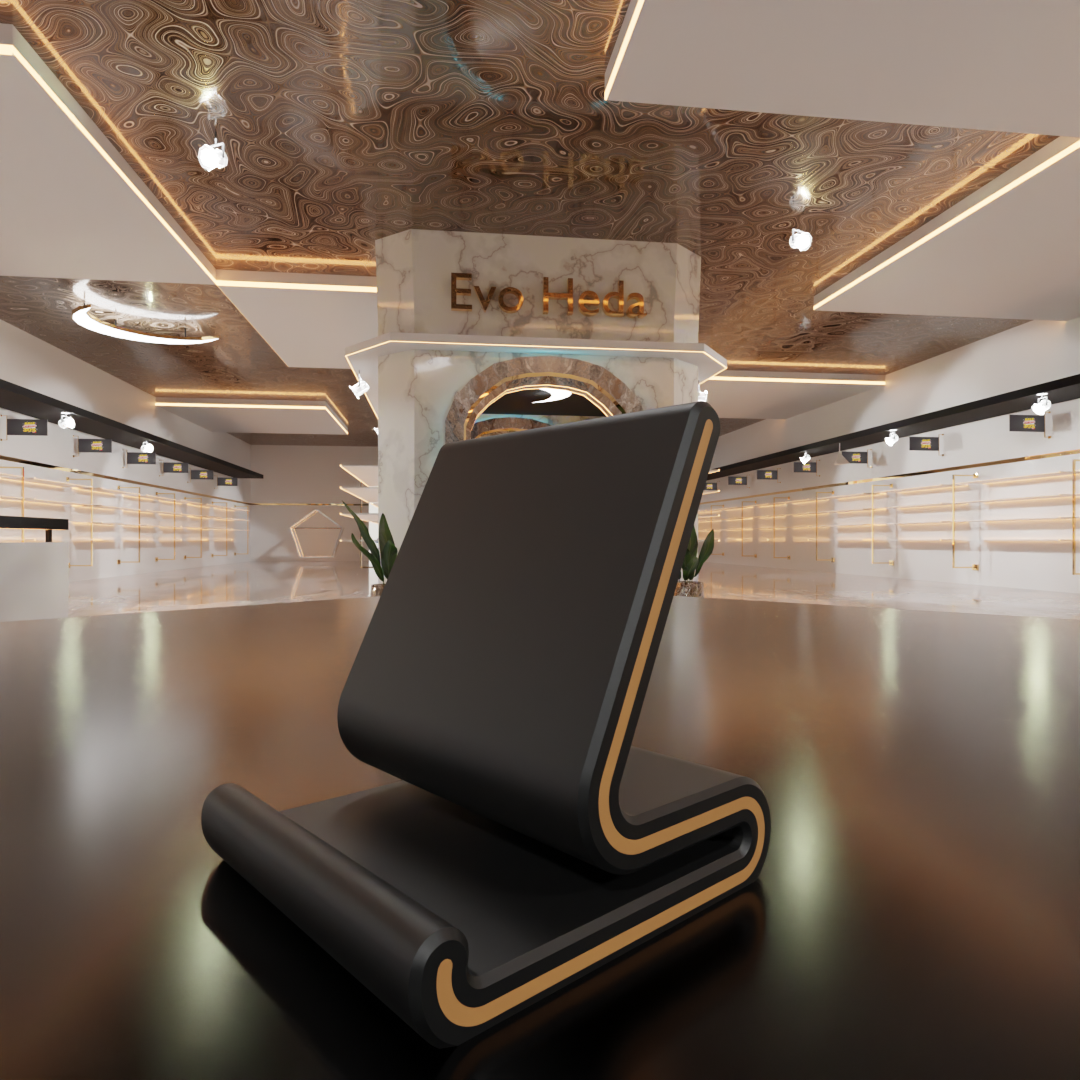 Modern Curve Phone Stand