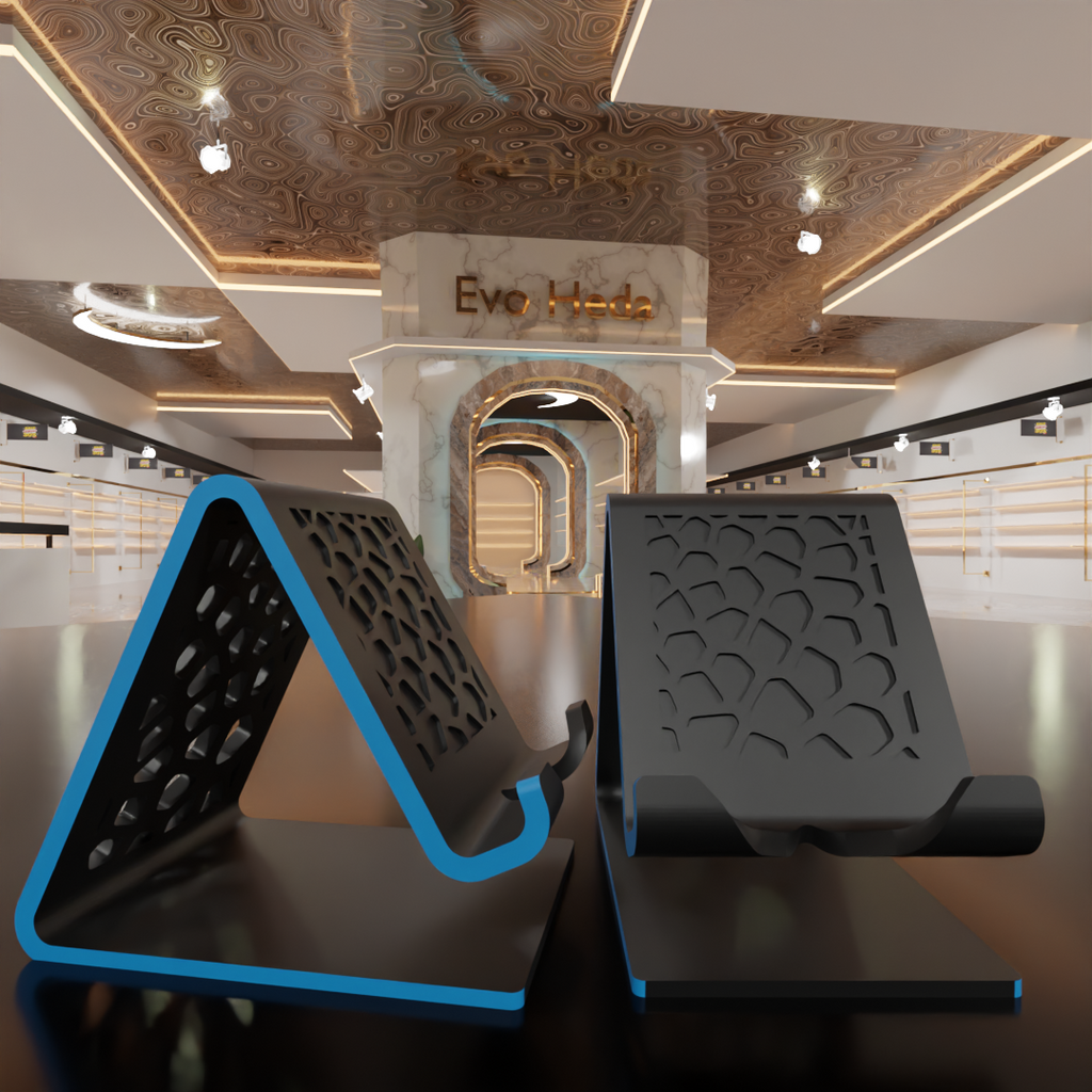 Mobile Phone Stand with Charging Cable Slot