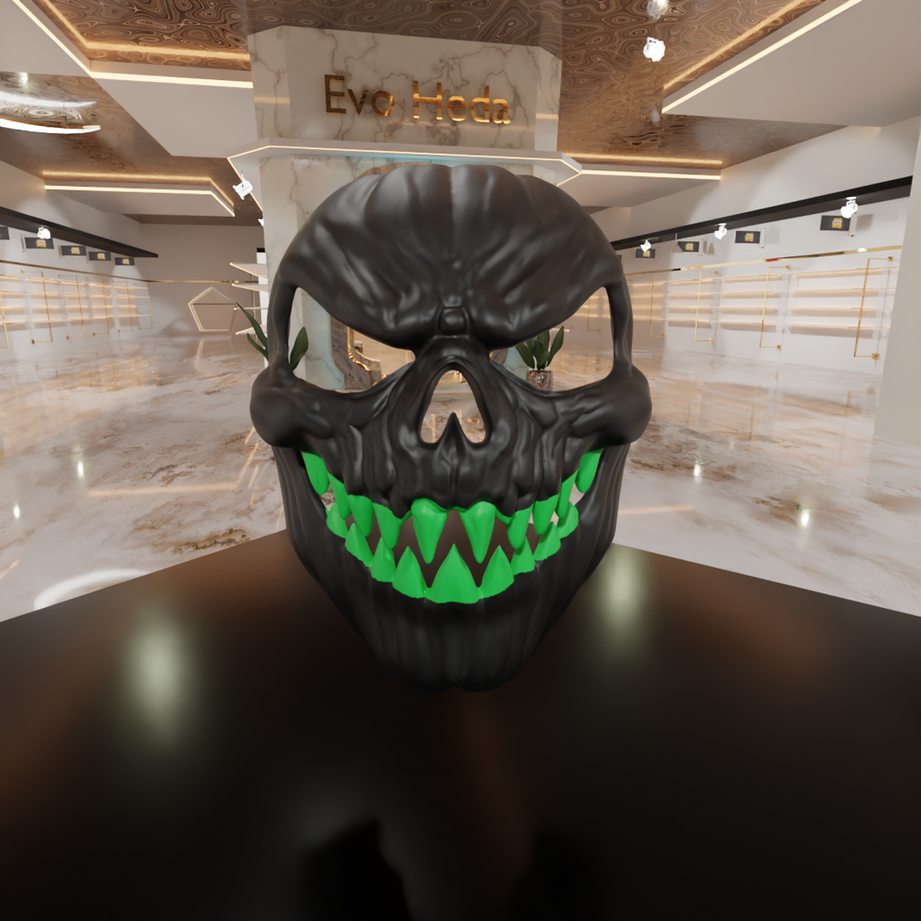 Evil Pumpkin Mask