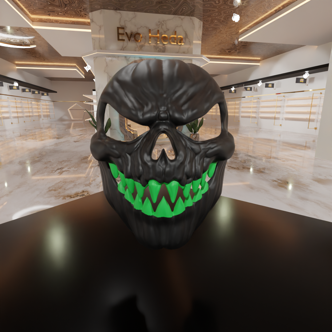 Evil Pumpkin Mask
