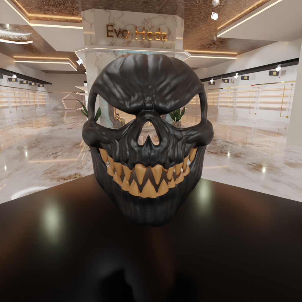 Evil Pumpkin Mask