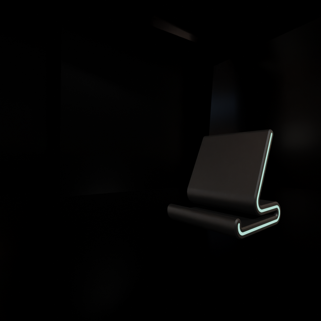 Modern Curve Phone Stand