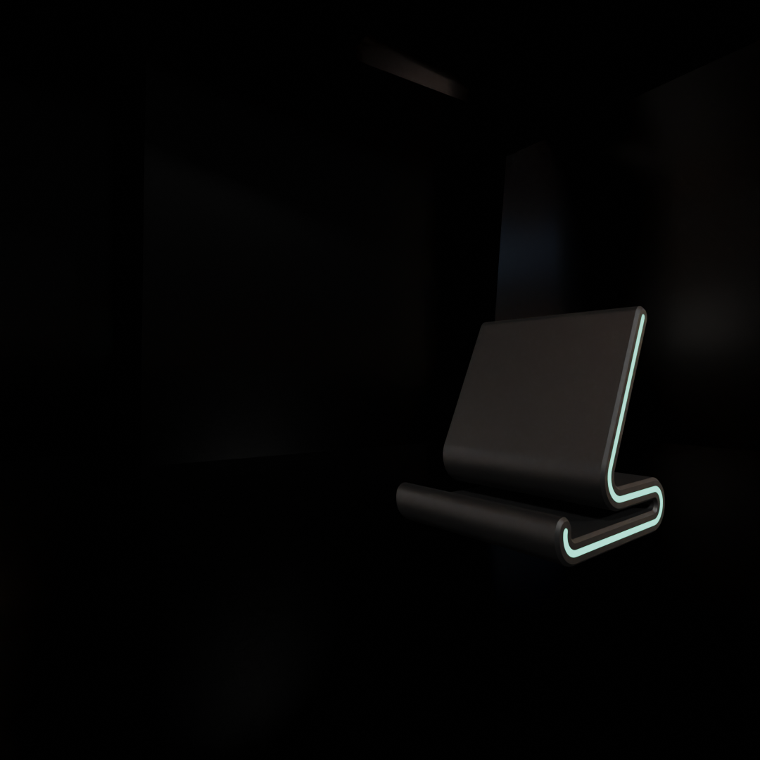 Modern Curve Phone Stand