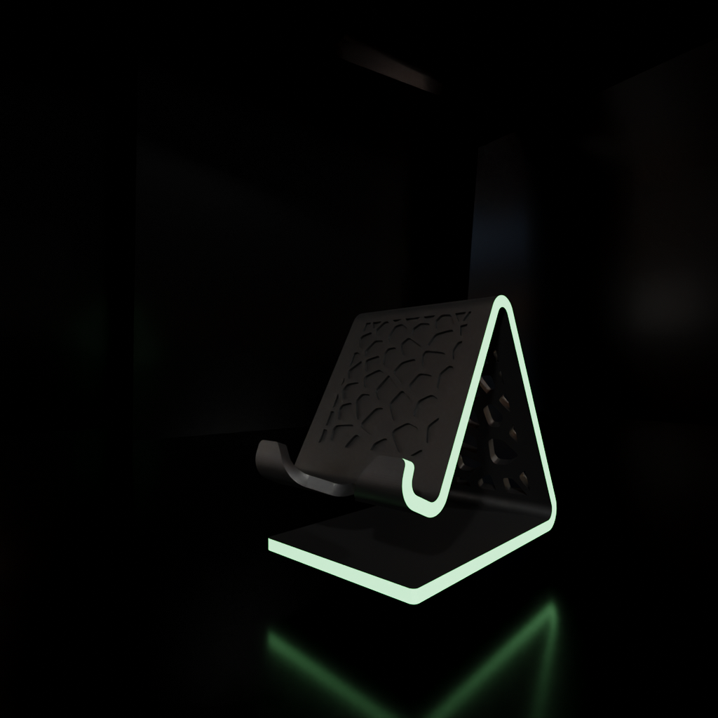 Mobile Phone Stand with Charging Cable Slot